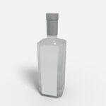 Bottles glass product label mockup 507470