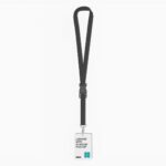 Lanyard with ID badge mockup