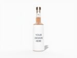 Wine bottle mockup