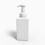 Bottles plastic product label mockup 503830