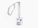 Lanyard and ID card mockup