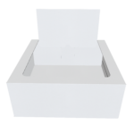 Tray box with backboard mockup 109070