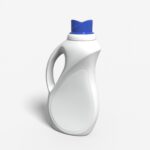 Bottles plastic barrels product label mockup 501330