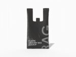 Retail plastic bag mockup
