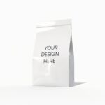 Sealable plastic bag mockup