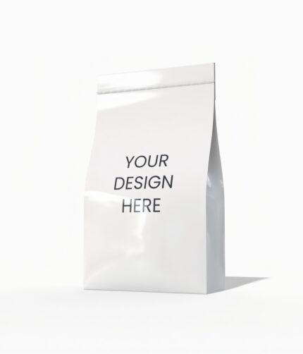 Sealable plastic bag mockup