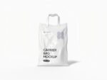 Plastic shopping bag mockup