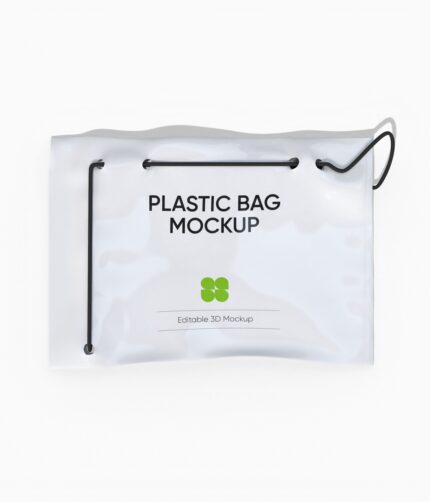 Plastic bag mockup