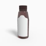 Bottles plastic product label mockup 502570