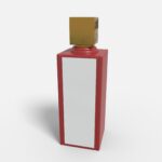 Bottles ceramic product label mockup 507480