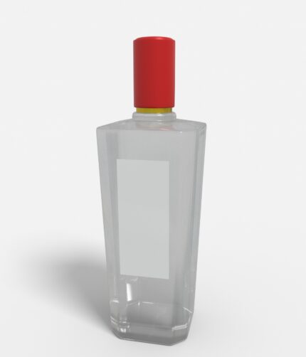 Bottles glass product label mockup 507490
