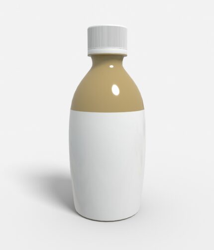Bottles plastic product label mockup 507570