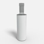 Bottles glass product label mockup 507460