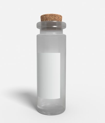 Bottles glass product label mockup 507720