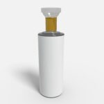 Bottles glass product label mockup 507750