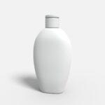 Bottles plastic product label mockup 507770