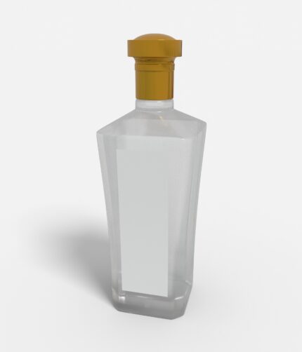 Bottles glass product label mockup 507830