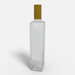 Bottles glass product label mockup 507850