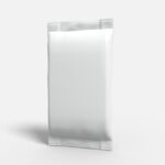 Flexible packaging back sealing bag pouches mockup 602810