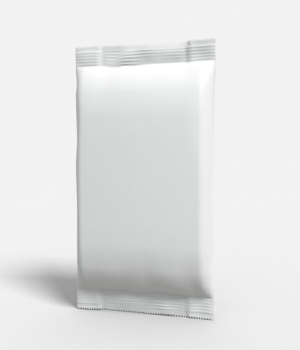 Flexible packaging back sealing bag pouches mockup 602810