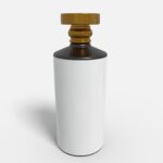 Bottles ceramic product label mockup 507940