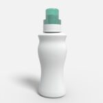 Bottles plastic product label mockup 507970