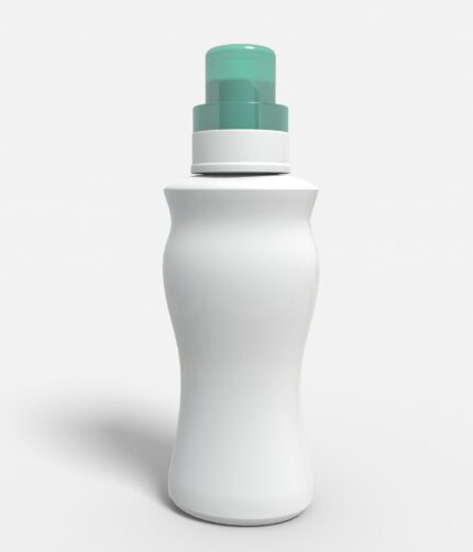 Bottles plastic product label mockup 507970