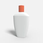 Bottles plastic product label mockup 508060