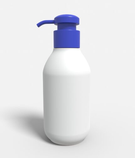 Bottles plastic product label mockup 508120