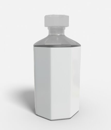 Bottles glass product label mockup 508130