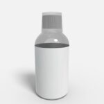 Bottles plastic product label mockup 508340