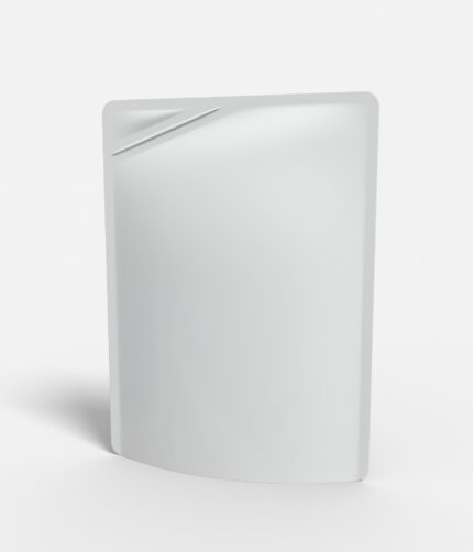 Flexible packaging stand up pouches mylar bag mockup 602900