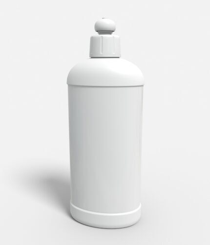 Bottles plastic product label mockup 508390