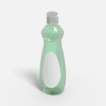 Bottles plastic product label mockup 508520