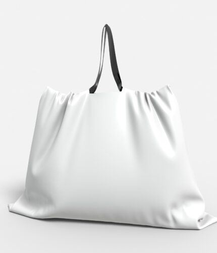 Drawstring tote bag mockup