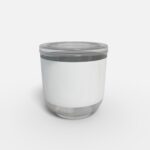 Plastic jar flexible packaging plastic cans mockup 603060