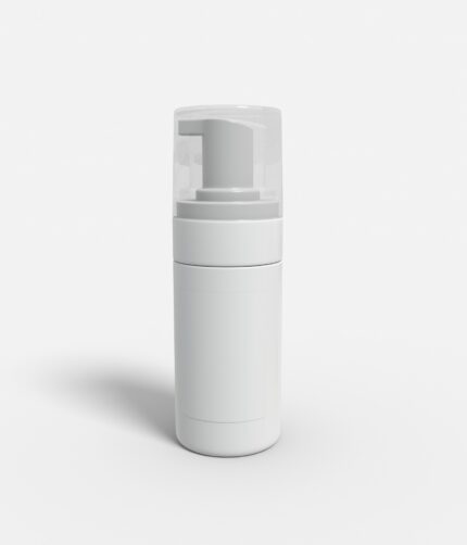 Bottles plastic product label mockup 503760