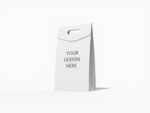 Small paper shopping bag mockup