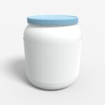 Bottles plastic cylindrical mockup 501400