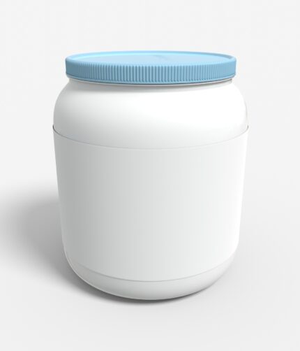 Bottles plastic cylindrical mockup 501400