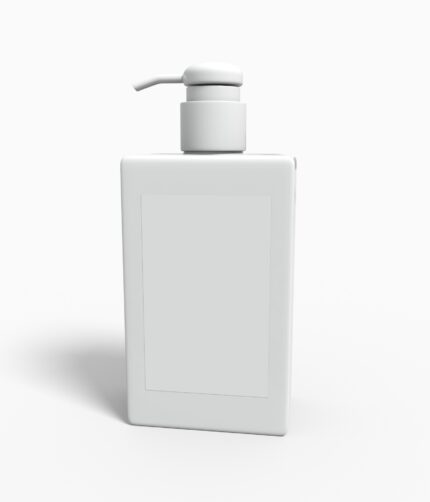 Bottles plastic product label mockup 503280