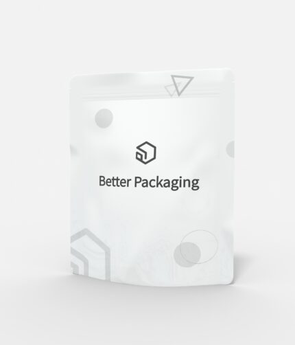 Flexible packaging stand up pouches mylar bag mockup 601200