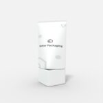 Cream tube 40ml square cap mockup 602200