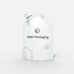 Spout pouch mylar bag mockup 602460