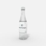 Packaging bottle plastic bottle mockup