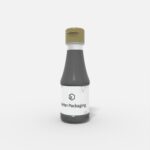 Bottles plastic product label mockup 508830