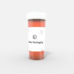 Bottles plastic product label mockup 500700