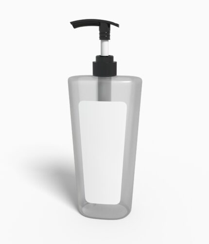 Bottles plastic product label mockup 504240