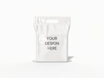 Plastic snack bag mockup