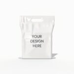 Plastic snack bag mockup